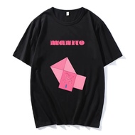 Tini Quality QWER Band T-Shirt Soft Cotton Fabric Casual Short Sleeve Harajuku Style Graphic Pattern