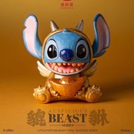 金色 確認款 全新未開袋 URDU 福部屋 Disney 迪士尼 瑞獸 貔貅 招財小萌獸 招財貓 史迪仔 STITCH 金幣 開運 招福 達摩 Auspicious Beast Maneki Neko