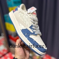 Recreational sports board shoes Travis Scott x Fragment Design Air A/J 1 Low OG SP AJ1 LJ5188-001