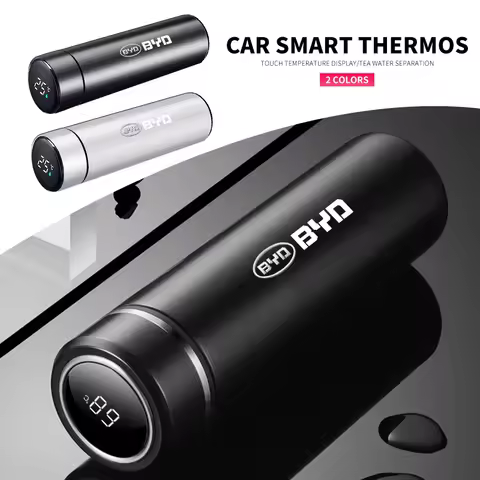 500ml portable Car smart Thermos mug Insulation cup with temperature display for BYD L3 M6 G3 G5 T3 