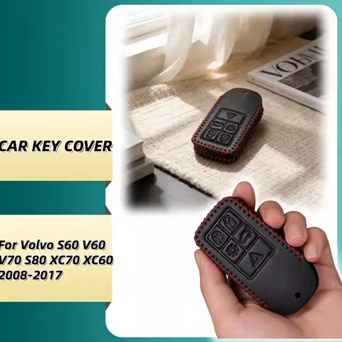 Fashion Car Key Case For Volvo S60 V60 V70 S80 XC70 XC60 2008-2017 5/6 Buttons Remote Keyless Case