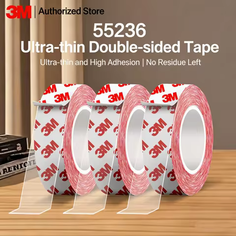 3M Strong Double-Sided Tape 55236Ultra-thin Transparent High-Viscosity Tape Non-Trace Wall Decoratio