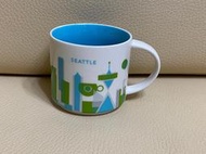 美國 STARBUCKS 星巴克 Seattle 西雅圖 城市杯 城市馬克杯 馬克杯 咖啡杯 YAH