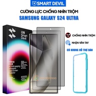 Genuine Samsung S24 Ultra anti-peeping tempered glass Smart Devil full screen - Samsung Galaxy S24 U