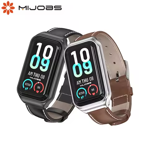 Bracelet For Huami Amazfit Band 7 Strap Watch Band SmartWatch Band Leather Loop Wristband For Amazfi