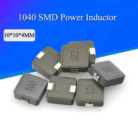 5PCS SMD Power Inductors 2.2uh 2R2 4.7uh 4R7 6.8uh 6R8 10uh 100 220uh 220 Chip Inductor 1040