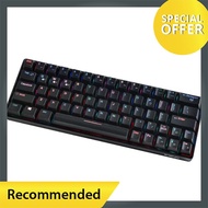Best Seller Compact Mechanical Multi-device Keyboard with 64 keys BT & Type-C Mode 18 RGB Backlit Ef