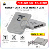 PS1 Memory Card 1 Mega Memory Card For Playstation 1 One PS1 PSX Game Useful [ready stock]