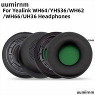 UUMIR Replacement Ear Pads, Memory Foam Breathable Headset Ear Cushions, Plastic Mounting Ring Prote