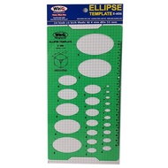 Technical drawing Ruler, Elliptical Ruler, Ellipse Template Ruler E-606 5.0