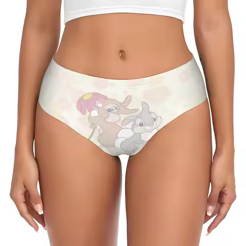 Custom B-Bambies Anime Brief Panties Womens Breathable Stretch Underwear