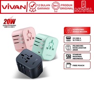 VIVAN VPS-T003A Universal Power Adapter 20W Black USB Type-C Original