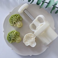 50gChinese Cabbage Mid-Autumn Festival Mooncake Mold Enrichment Fortune Bean Paste Cake Mould Chinese Fruit Hand Pressing Die Yam Cake Mold63g