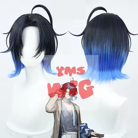 Game Arknights Lumen Cosplay Wig Men Arknights Jordi Fontanarrosa Short Heat Resistant Synthetic Hai
