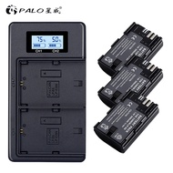 3pc LP-E6 LP E6 LP-E6N Baery LCD Dual B Charger for Canon EOS 6D 7D 5DS 5 5D Mark II 5D 60D 60Da 70D 80D  5D Mark IV