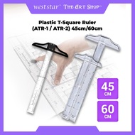[WETAS] Plastic T-Square Plastic T Square / T ruler / Pembaris T (ATR-1 / ATR-2) 45cm or 60cm
