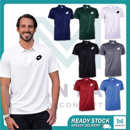 LOTTO TRAVEL PLAYER Polo Shirt Men Tracksuit Golf Shirt T-shirt Lelaki Sports Top =Quick Dry Compres