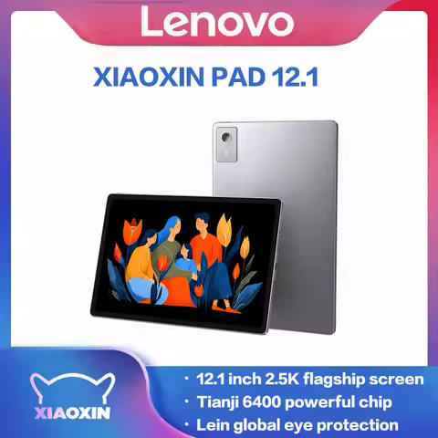 Lenovo Xiaoxin Pad 12.1 Tablet 2.5K Display 10200mAh Long Battery 4 Speakers Study Entertainment