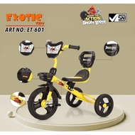 Exotic Children's Tricycle ET601 Steel BMX Tricycle 1-4 Years