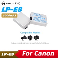 palo BATTERY LP-E8 ถั่วแคนนอน EOS 550D600D650D700D Canon Battery- ความจุ : 2000 mAh