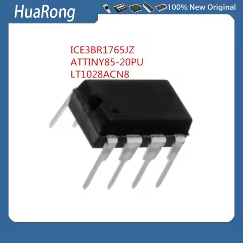 5PCS/LOT 3BR1765JZ ICE3BR1765JZ LT1028ACN8 LT1028 ATTINY85-20PU ATTINY85 ATTINY45-20PU ATTINY45 DIP8