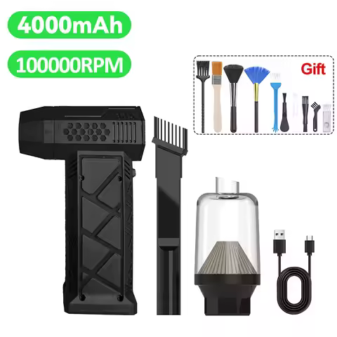 Mini Turbo Jet Fan Jetdry Turbo Fan Violent Air Blower110000RPM Electric Air Duster Powerful Duct Fa
