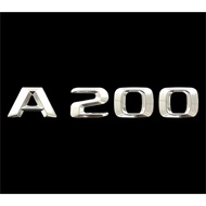 BENZ A200 15 New Style Pointed Font Word Mark Body Word Sticker Rear Box Font Font Height 23mm