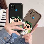 Cartoon Cute Frog Cap Crayon Shin-chan Phone Casing For Infinix Hot 8 9 Pro 20 40i 12 20 30 Play Not