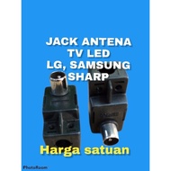 (0_0) JACK ANTENA JEK COLOKAN ANTENA TV LED SHARP LG SAMSUNG L ("_")