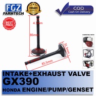 ENGINE VALVE GX390 GX340 13HP 16HP 18HP INTAKE + EXHAUST HONDA GASOLINE ENGINE PUMP GENSET 188F