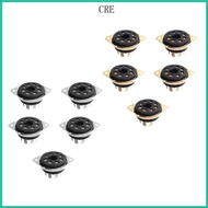 CRE 5pcs 8Pin Vacuum Tube Socket Base Octal for KT66 KT88 6SL7 6SN7 6V6 5AR4 GZ34
