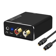 Digital to Analog Audio ConverterDAC Digital SPDIF Optical to Analog L/R RCA & 3.5Mm AUX Stereo Audi