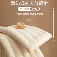 Taiwan Shipping Low Pillow Soy Fiber Pillow Low Pillow Cervical Spine Pillow Neck Pillow Student Pil