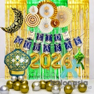 HIJAU Balonasia set lebaran/idul fitri green lantern
