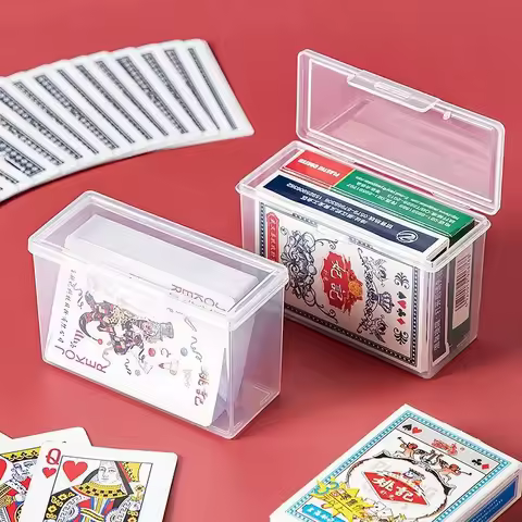 Playing Card Transparent Plastic Storage Box Ultraman Game Card ID Card Card Card Card Business Card