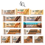 MyProtein Protein Bars - Impact Bar, Layered Bar, Filled Bar, Goey Bar
