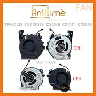 HP TPN-C133 FAN HP 15-CX0598 CX0040 CX0071 CX0999 CPU / GPU HP KIPAS COOLER LAPTOP REPLACEMENT