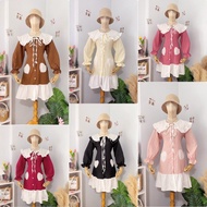 M930 Long-Sleeved Dress With Heart Decoration