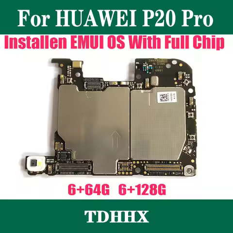 64GB 128GB ROM 6GB RAM Mainboard Android OS Logic Board With Chip For HUAWEI P20 Pro 100% Tested Rep