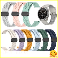 For Mibro GS Pro2 GS Pro 2 Smart Watch Soft Silicone Sport Strap Breathable Magnetic Folding Buckle 