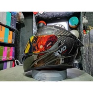 EVO GT-PRO Carbon Series Full Face Dual Visor Helmet With Free Clear Lens