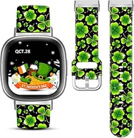 Christmas Halloween Thanksgiving Fall Watch Band Compatible with Fitbit Versa 4 /Versa 3 /Sense 2 /S