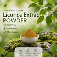 Food Grade Licorice Extract Powder 500g/1kg | Herbal Plant Extract 10:1 Concentrated for Supplement 