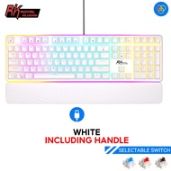 RK Royal Kludge RK918 87 Tombol 80% RGB Backlit Keyboard Mekanik Berkabel