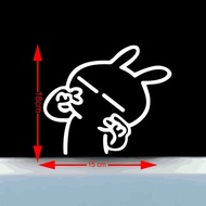 Cutting Sticker FUNNY RABBIT / RABBIT Sticker Accessories