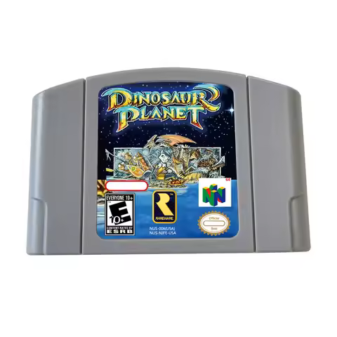 LinkN1 - 64 Bit Video Game Dinosaur Planet, South Park Rally, SUPER 64 EUPHORIC For N64 Games Cartri