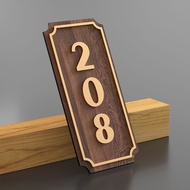 Room Number Customized Signage Customized Entry Number Hotel Room Signage Number Room Number Plate B