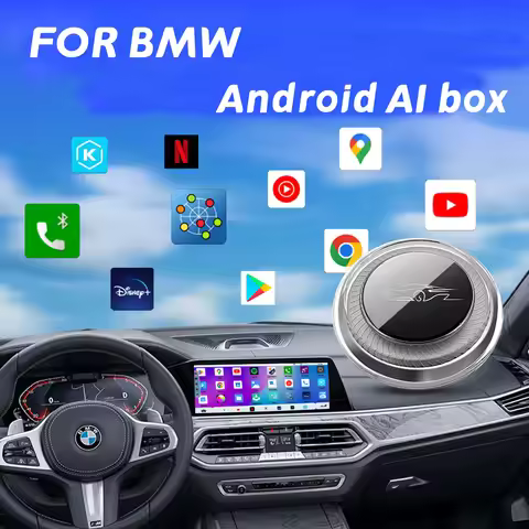 Android13 AI box carplay for BMW ID6 ID7 ID8 ID9 adapter 3in1 YouTube Netflix birthday gift
