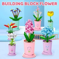 Children's Toys Building Blocks Flower Mini Flower Pot Nano Blocks Bricks Bouquet 3D Flower Bouquet