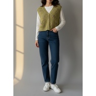 Amour Mode Cherry Pearl Knit Vest | Women's Vest | Women's Vest